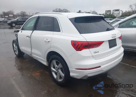 2020 Audi Q3 Premium 45 Tfsi Quattro Tiptronic из США, поврежденный, VIN WA1AECF34L1028028